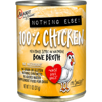 Against the Grain 100% Chicken Wet Dog Food 11 oz