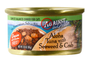 Evanger's Against The Grain Aloha Tuna with Seaweed & Crab Cat Food