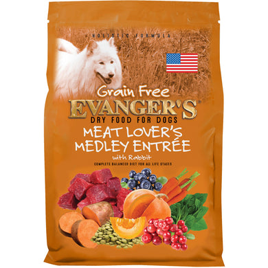 Evangers Meat Lovers Medley with Rabbit Dry Dog Food