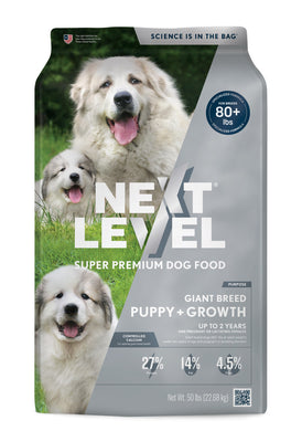 Next Level Giant Breed Puppy + Growth Dry Dog Food 50LB