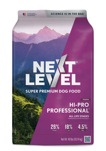 Next Level Hi-Pro Professional All Life Stages Dry Dog Food 40lb