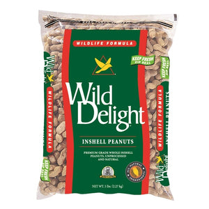 Wild Delight In-Shell Peanuts 5 lb Reasealable Bag