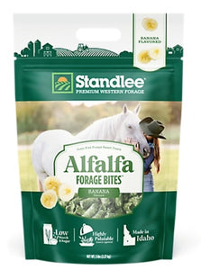 Standlee Alfalfa Forage Bites Banana Flavored , 5 lb bag