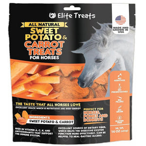 Elite Treats Sweet Potato & Carrot Treats 16 oz