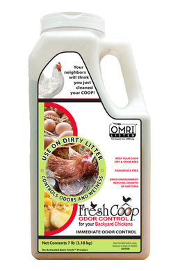 Absorbent Fresh Coop Odor Control for Backyard Chickens 7 pounds