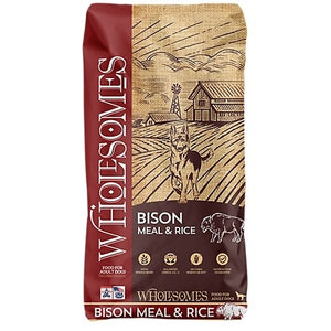 Wholesomes Bison Meal & Rice 35 lb bag