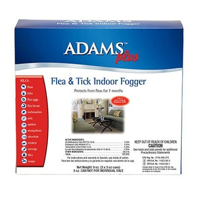 Adams Plus Flea & Tick Fogger 3 Pack