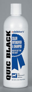 Exhibitor's Quic Black Color Intensifier Horse Shampoo, 16-oz