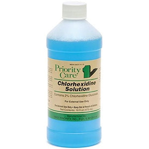 Durvet Chlorhexidine Solution 2% First Aid for Dogs & Horses, 16-oz