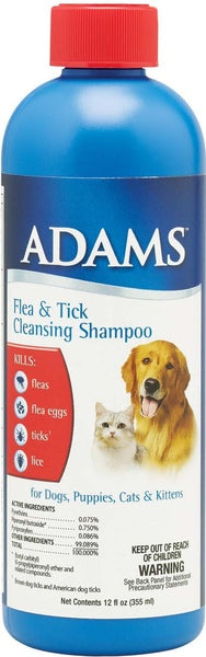 Adams FLea & Tick Cleansing Shampoo 12oz