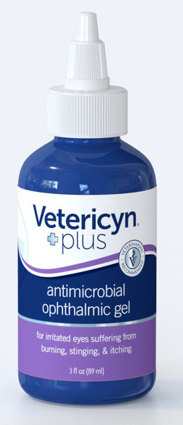 Vetericyn Plus Antimicrobial Ophthalmic Pet Eye Gel, 3-oz bottle