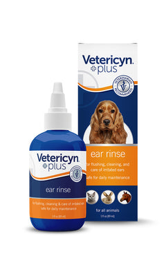 Vetericyn Plus Ear Rinse for Pets, 3-oz bottle