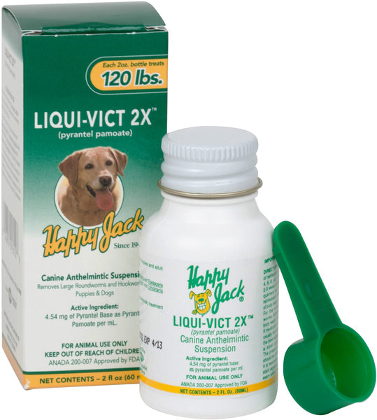 Happy Jack Liqui-Vict 2X De-Wormer 2 oz