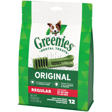 Greenies Original Dental Chews Regular 12