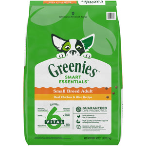 Greenies Small Breed Adult Dog Chicken & Rice Recipe 27 lb