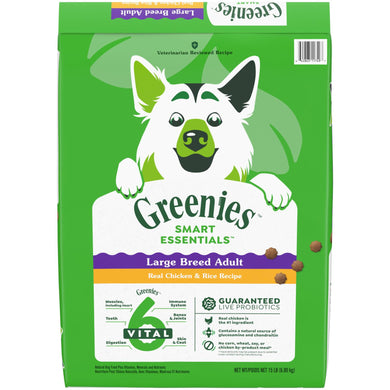 Greenies Large Breed Adult Dog Chicken & Rice Recipe