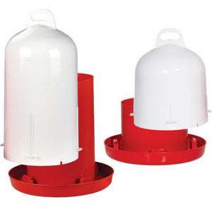 Top Fill Chicken Waterer 3 Gal WiTHOUT Legs Red