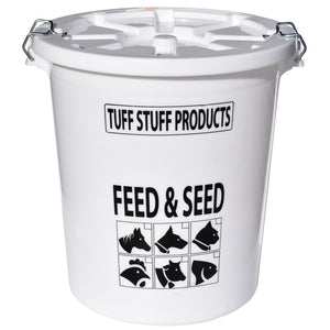 HD FEED & SEED STORAGE W/LID 17 Gal