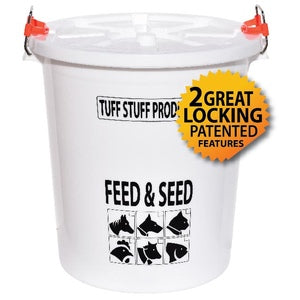 FEED & SEED DRUM W/ LID - 45 GALLON