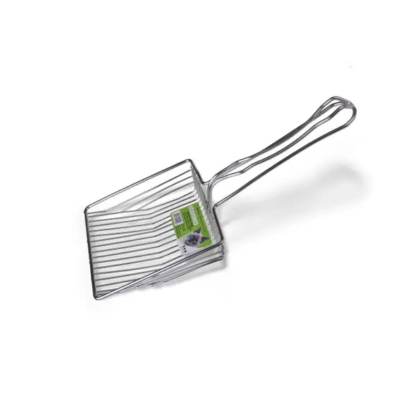 Van Ness Stainless Steel Cat Litter Scoop, 13 x 6 x 1.375-in