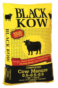 Black Kow Composted Cow Manure  .5-.5-.5 45 lbs
