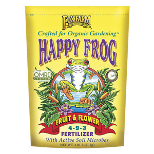 HAPPY FROG FRUIT & FLOWER DRY FERTILIZER 4-LB BAG