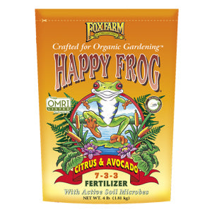 HAPPY FROG CITRUS & AVACADO DRY FERTILIZER 4-LB BAG