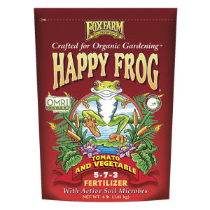 HAPPY FROG TOMATO & VEGETABLE DRY FERTILIZER 4-LB BAG