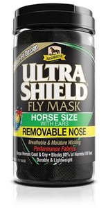 Ultrashield Fly Mask Horse With Ears & Removable Nose
