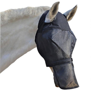UltraShield Fly Mask Horse With No Ears Removable Nose