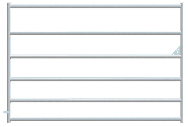 6 BAR GALV SQUARE CRN GATE 4' 6BGS04 1-3/4