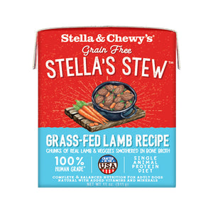 Stella & Chewy's Stella's Stew Grass-Fed Lamb Wet Dog Food, 11-oz