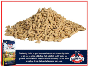 Kalmbach Feeds All Natural 17% Layer Pellets Multi Sizes