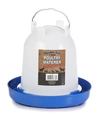 Double Tuff Poultry Waterer 5 Quart