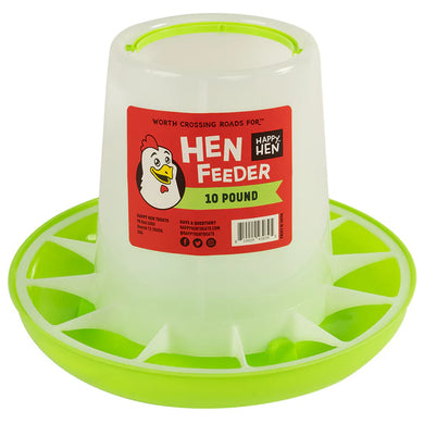 Happy Hen Feeder 10 lb (Various colors)