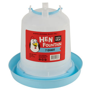 Happy Hen Fountain, 7 qt (various colors)