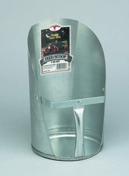Little Giant 4 qt Feed Scoop Metal