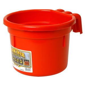 Hook Over Feed Pail 8 Qt - Red