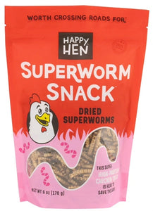 Happy Hen Superworm Snack Chicken Treats