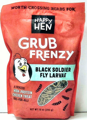 Happy Hen Grub Frenzy Black Solder Fly Larvae