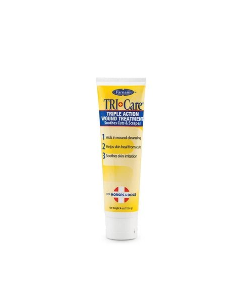 Farnam Tri-Care Triple Action Wound Treatment for Horses & Dogs, 4-oz