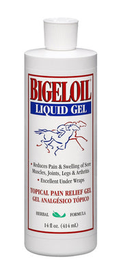 Absorbine Bigeloil Liquid Gel Liniment for Horses, 14-oz