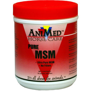 AniMed Pure MSM Horse Supplement, 16-oz tub