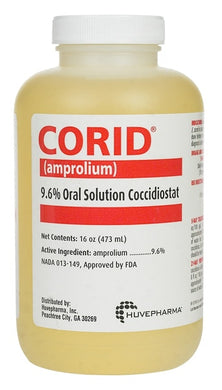 Corid Oral Solution 9.6% for Cattle 16 oz