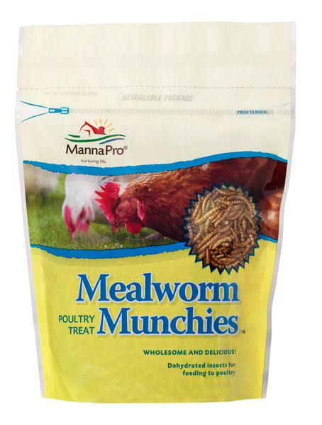 Manna Pro Mealworm Munchies 30 oz Resealable Bag