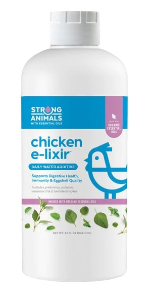 Chicken E-Lixir Daily Water Additive For Chickens 32 oz