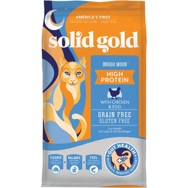 Solid Gold Indigo Moon with Chicken & Eggs Grain-Free Dry Cat Food