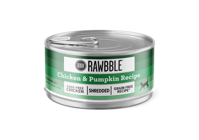 Bixbi Rawbble Chicken & Pumpkin Shreds Cat 2.7 oz can