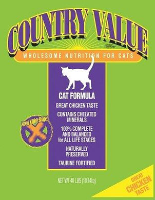 Country Value Chicken Recipe Adult Cat 20 lb