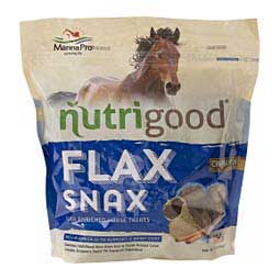 Manna Pro Flax Snax Horse Treats Cinnamon Flavor, 3.2-lb